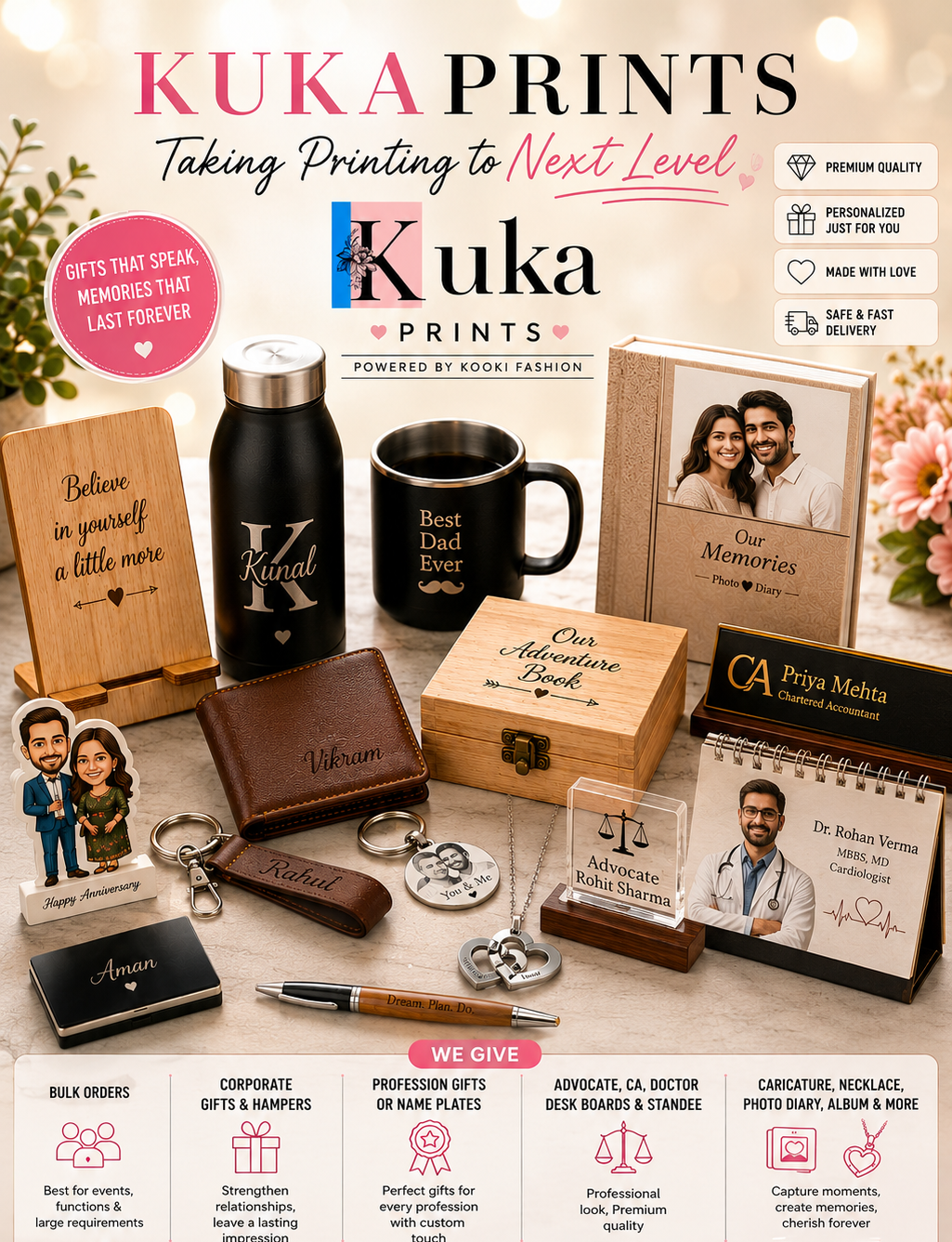 Kuka Prints – India's Trusted Destination for Personalized Gifts, Custom Printing &amp; Corporate Gifting