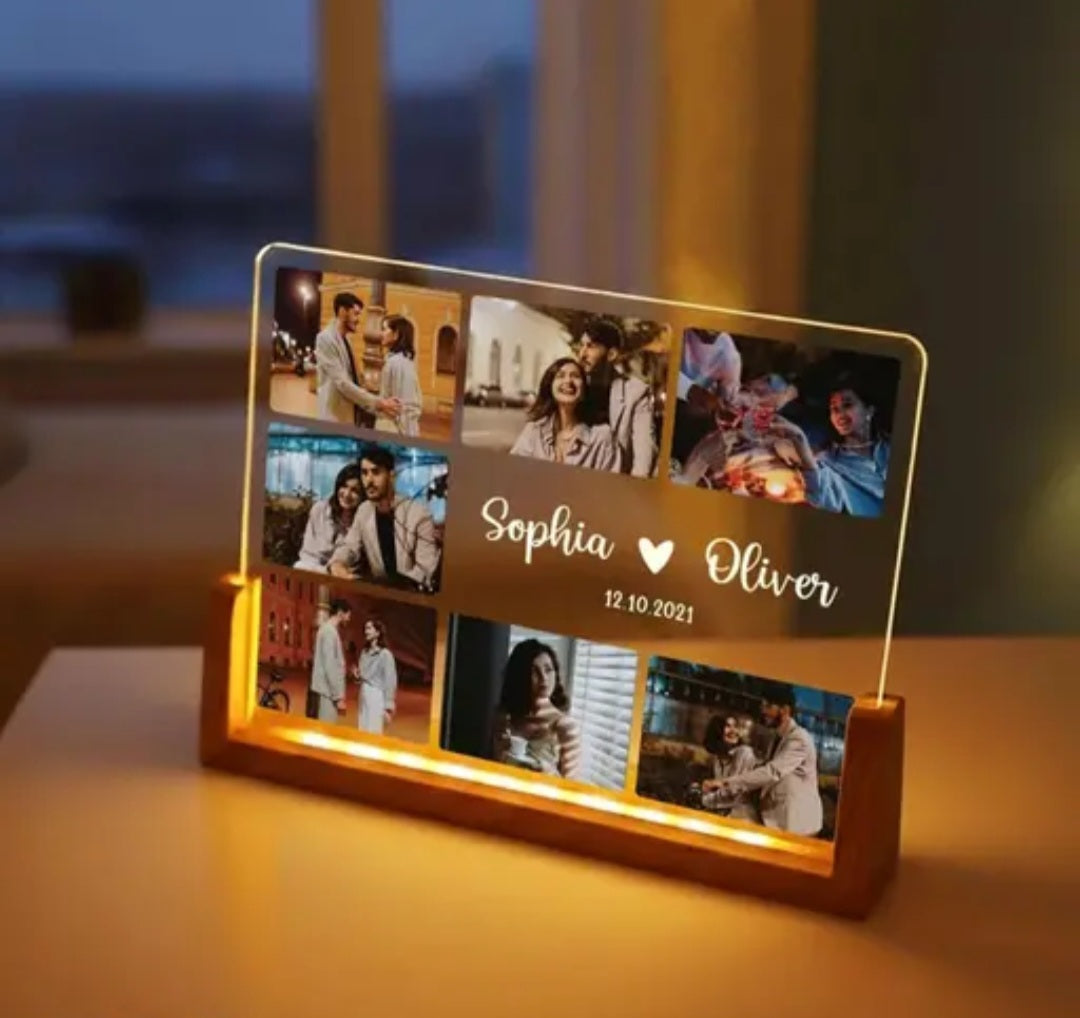 Personalized LED Photo Lamp Online in India | Kuka Prints