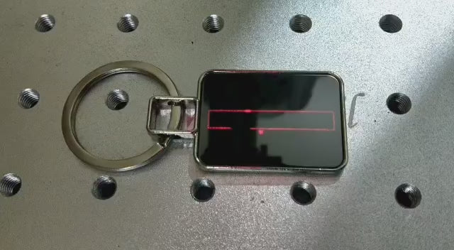 Laser engraved key chain