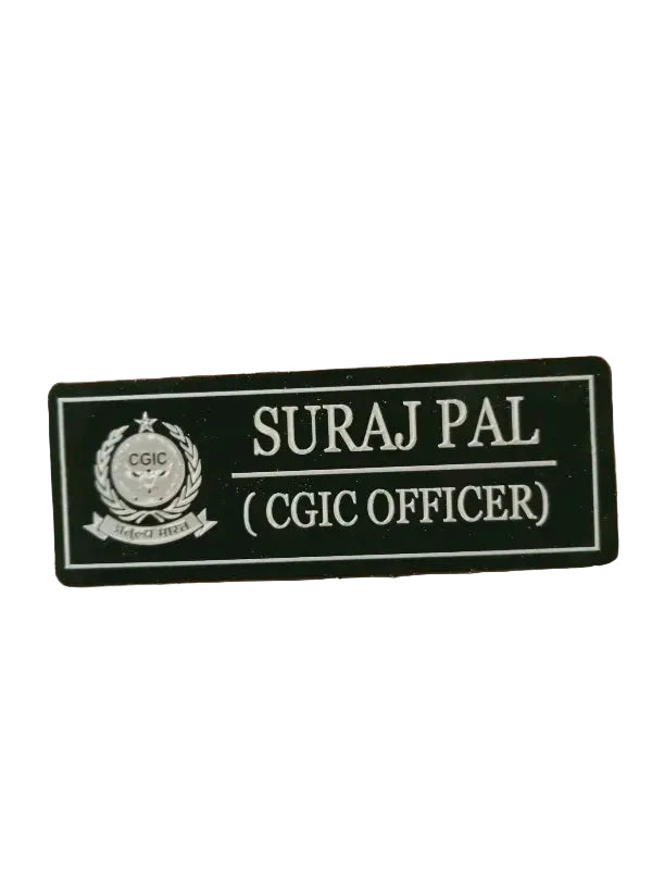 Customized name badge