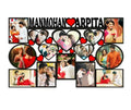 Personalized WALL NAME Wooden Collage Photo Frame