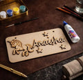 Personalized Kids DIY Name Plate Kit | MDF Wood Name Board for Kids Room Door