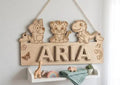 Personalized Wooden Name Sign for Kids Room Decor