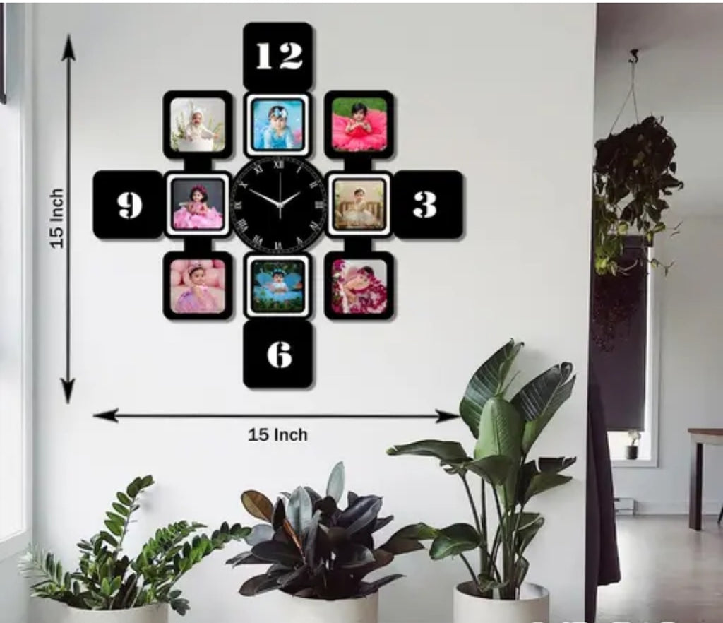 Customizable Photo Clock 15x15
