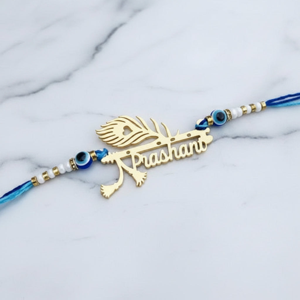 Best rakhi for brother with his name Customised