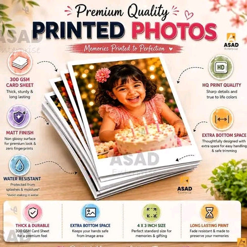 Pack of 90 Printed Mini Polaroid photos Unique Gifts