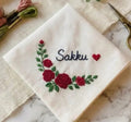 EMBROIDERED CUSTOMISED HANDKERCHIEF