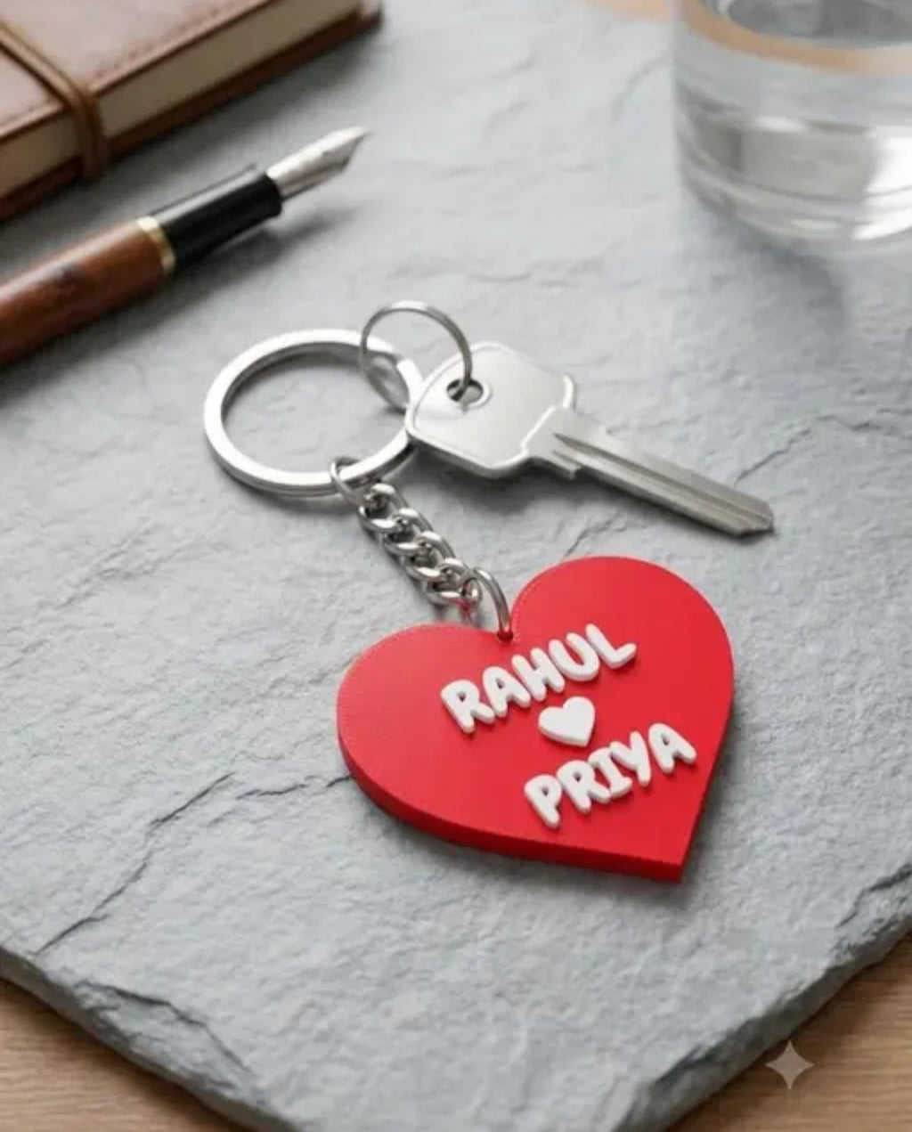 Customised Couple Name Keychain