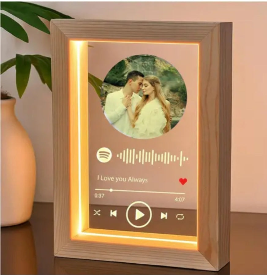 Customized Acrylic Photo Frame Personalized Name, Photo Text