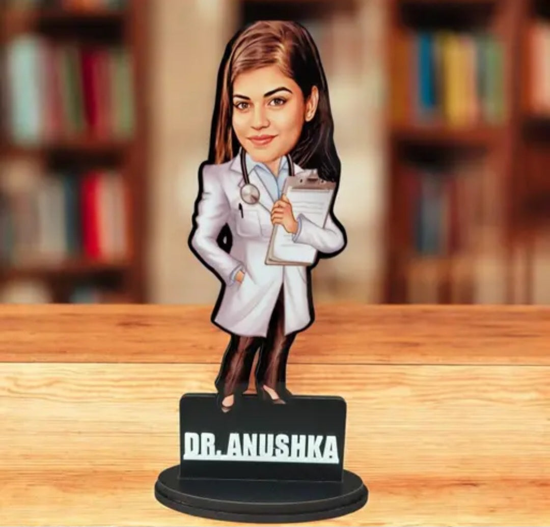 7 INCH Personalized Doctor Caricature - For Male and Females