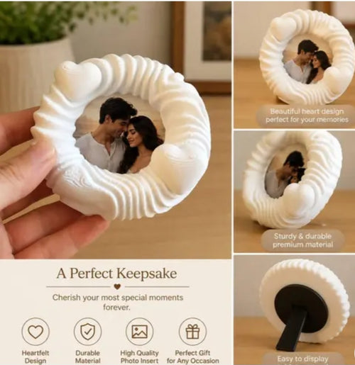 Circular Heartbeat Frames | Personalized Keepsake