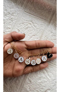 Women Bracelet 5MM Thick Chain Custom with Name and Charm