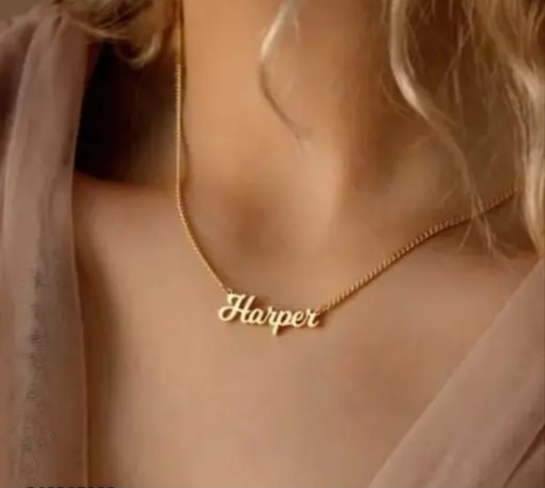 Jwelery for Women, CUSTOMIZED, Personalised, single NAME NECKLACE, Pendant With Ur "name" Or "Love' One "Name
