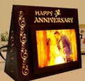 Customized Happy Anniversary Photo LED Table Lamp | Wedding Marriage Anniversary Couple Gift
