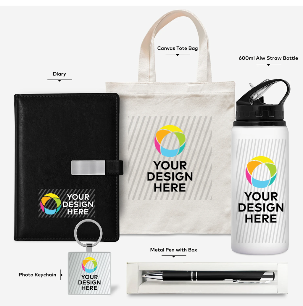 Premium Welcome kit Hamper set Customized with your design