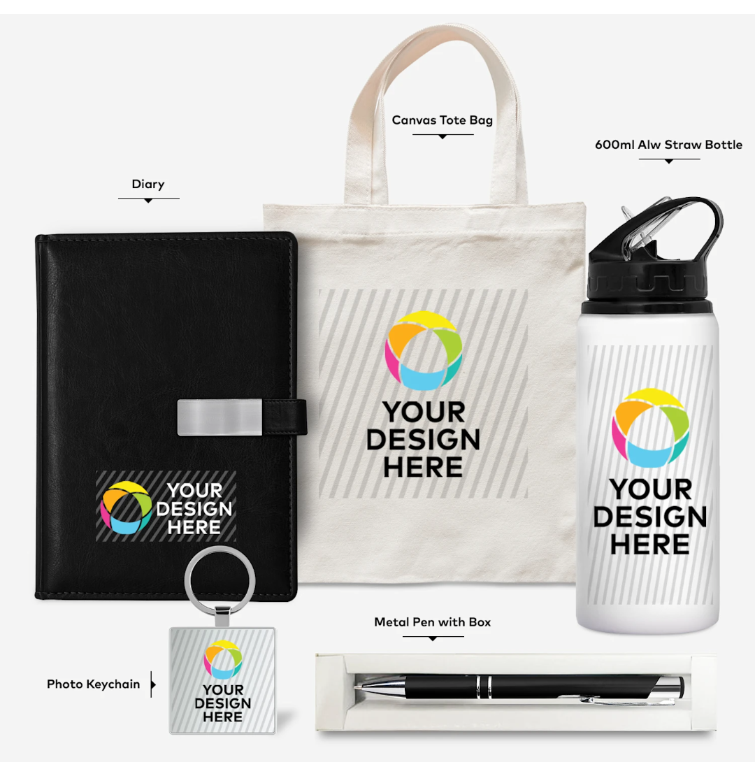 Premium Welcome kit Hamper set Customized with your design
