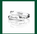 Adjustable Customised Name Ring for Men & Women