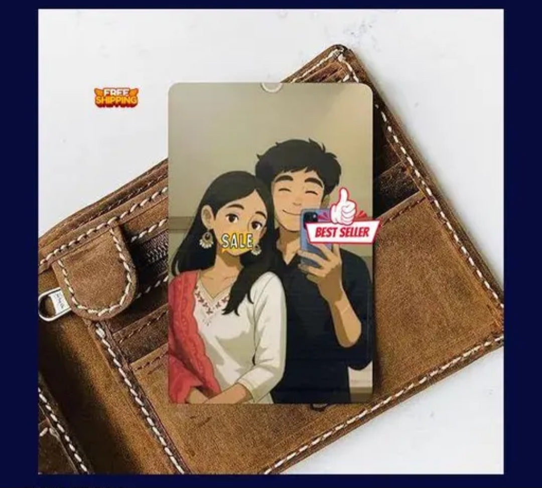 Customised Wallet Insert Card With Your Custom Photo