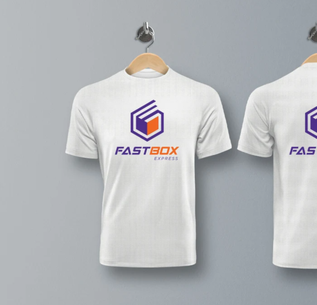 Custom T-shirt your logo design company name ( white )