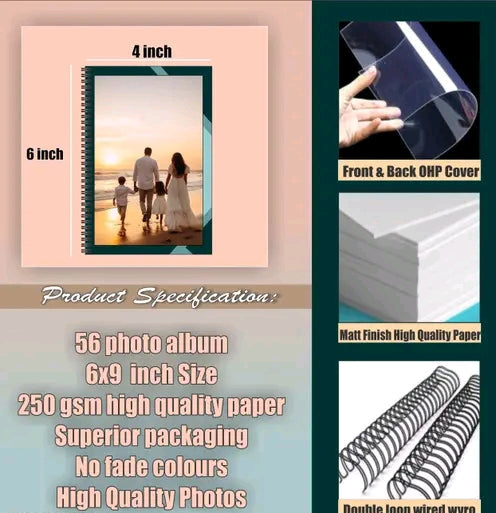 56 photo albums set personalized