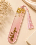 Custom Name Resin Bookmark with Gold Leaf