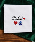 EMBROIDERED CUSTOMISED HANDKERCHIEF