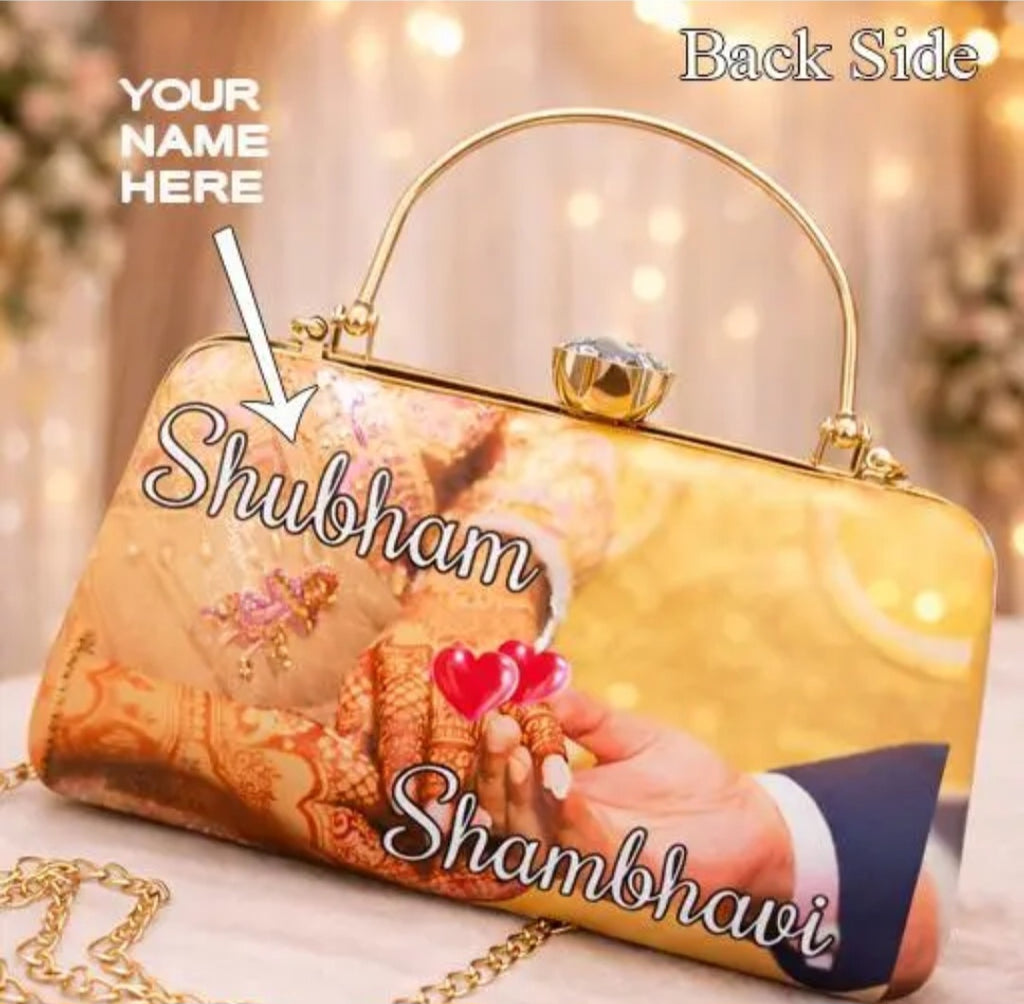 Portrait Caricature Personalised customized Clutch Bag