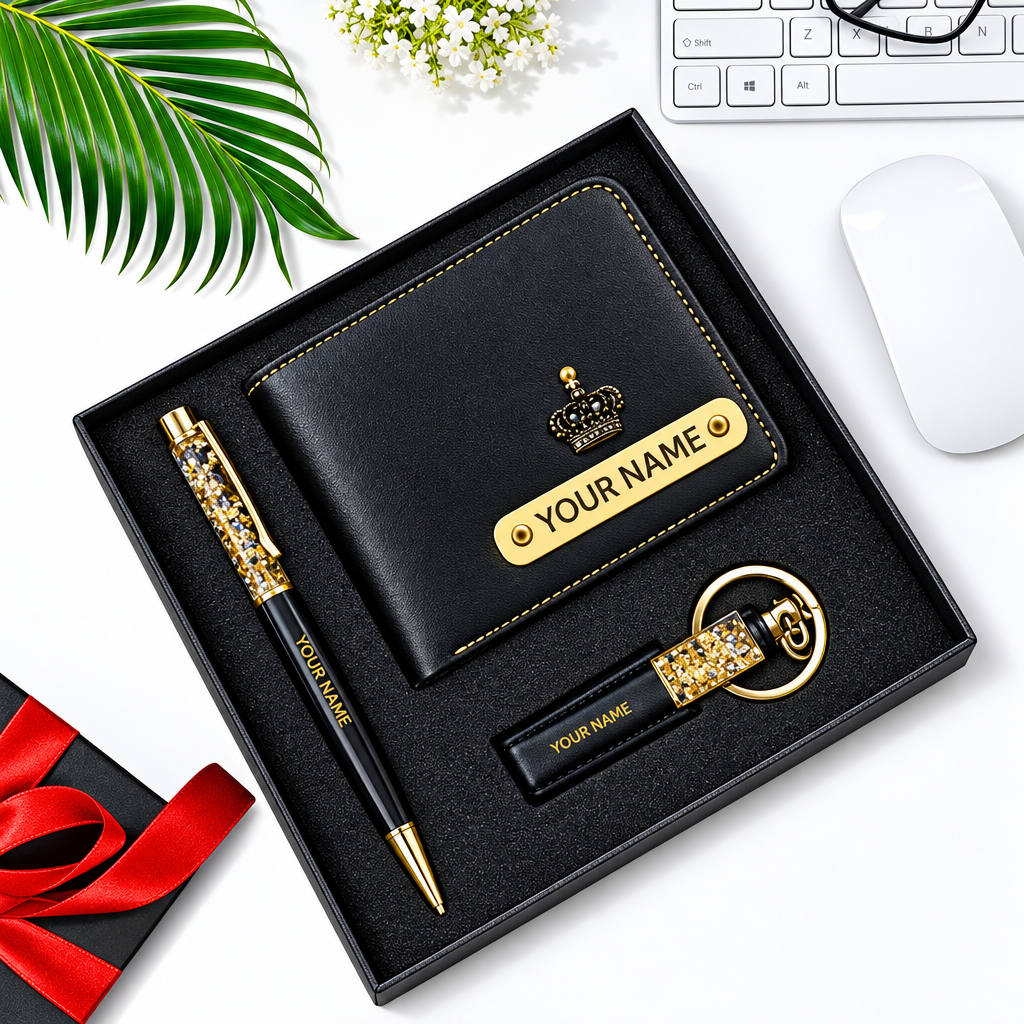 Wallet keyring pen Hamper set exclusive for corporate and commercial gifts
