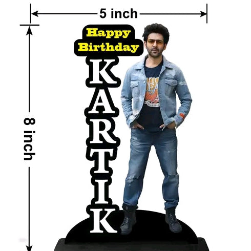 Personalized Wooden Photo Cutout Stand with Name