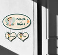 Couple Theme Mdf Wood Name Plate