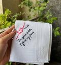 EMBROIDERED CUSTOMISED HANDKERCHIEF
