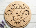 Personalized Fox Name Plaque DIY Paint Kit