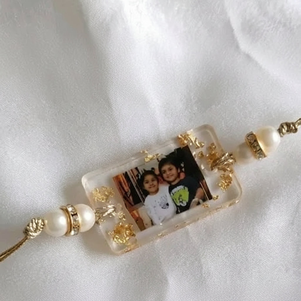 1 RAKHI. Rakshabandan. Premium quality. Elegant design. High quality beads. Durable Thread