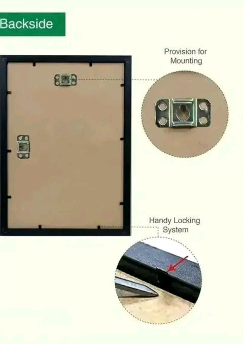 A4 Customized Photo Frame with Name MDF Photo Frame with Acrylic Sheet