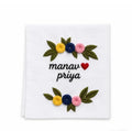 EMBROIDERED CUSTOMISED HANDKERCHIEF