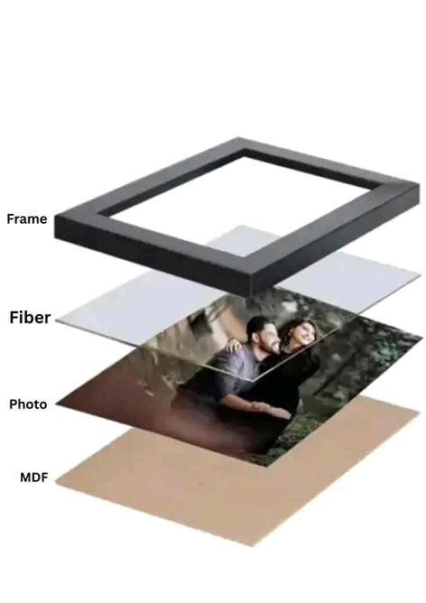 A4 Customized Photo Frame with Name MDF Photo Frame with Acrylic Sheet