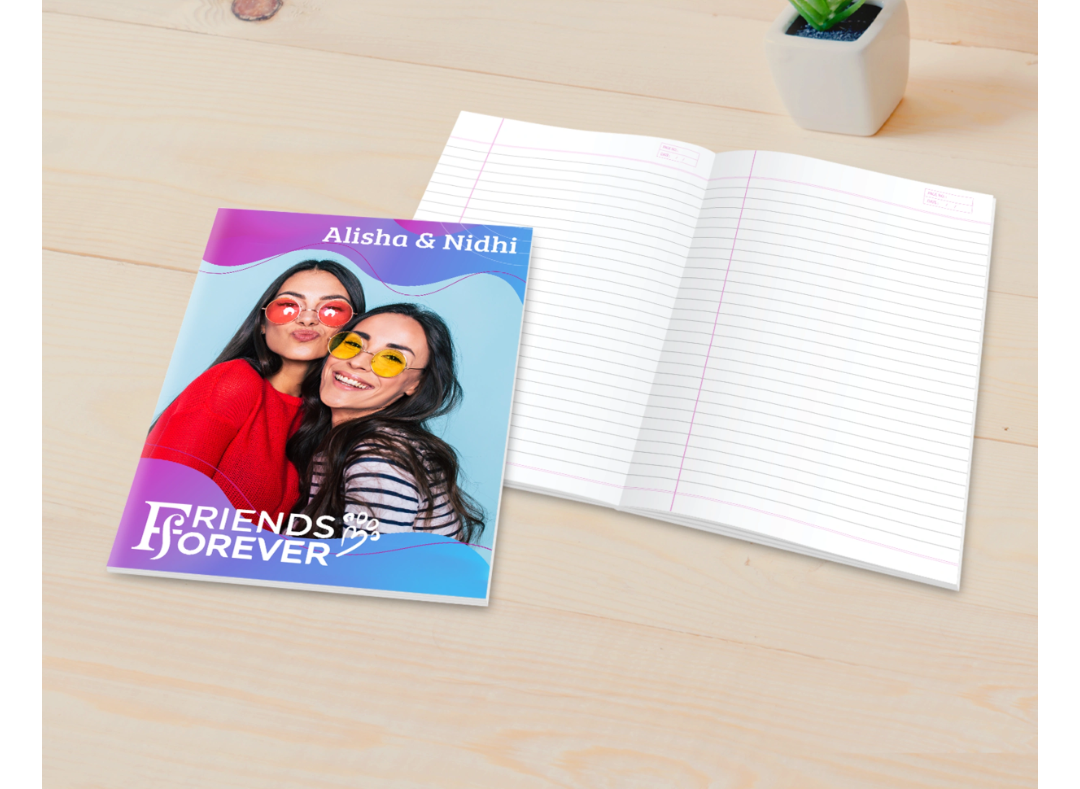 Personalized notebook 6 pcs set