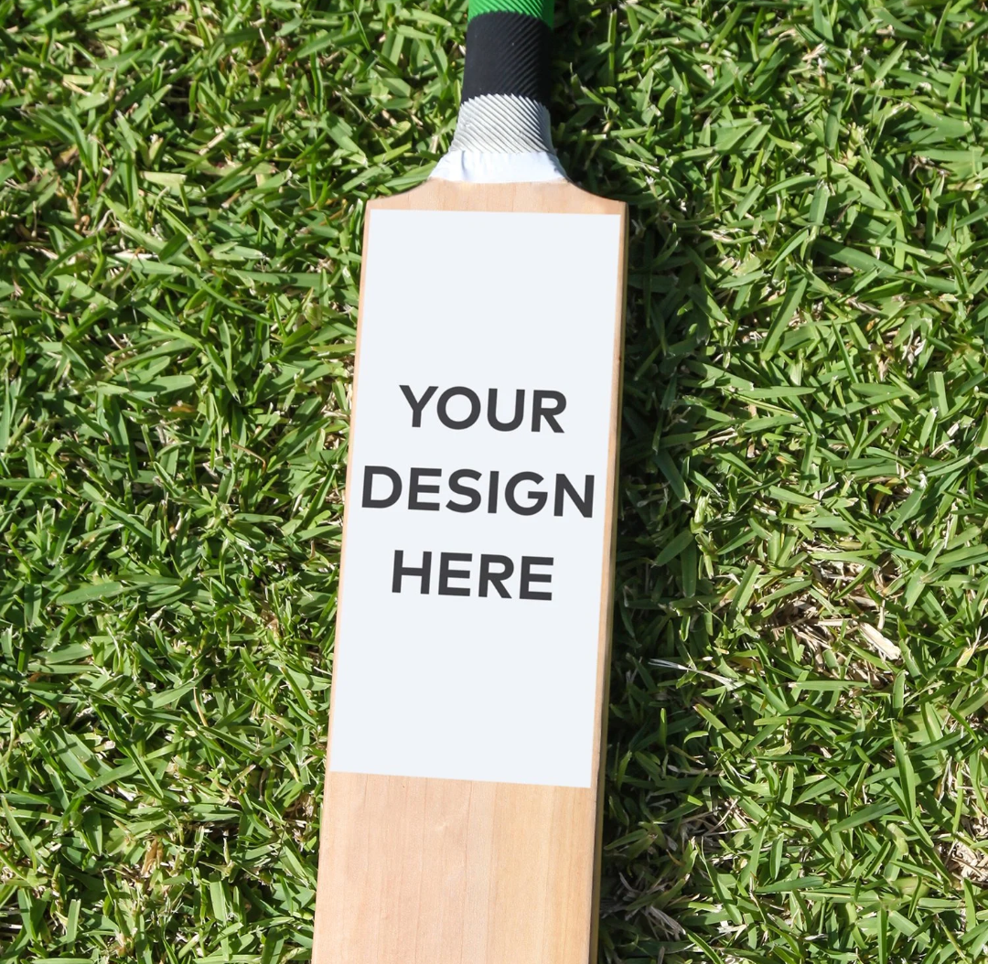 Customize your bat with your design ( 5 set stickers)