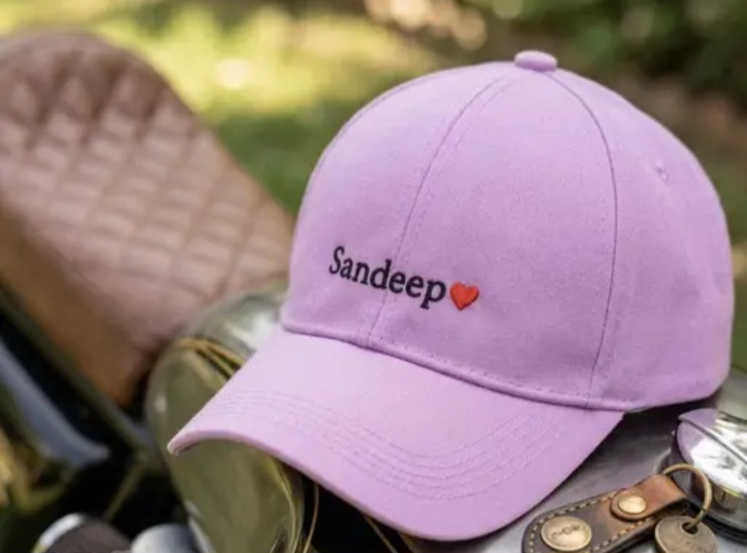 Name Embroidery Customised Cap
