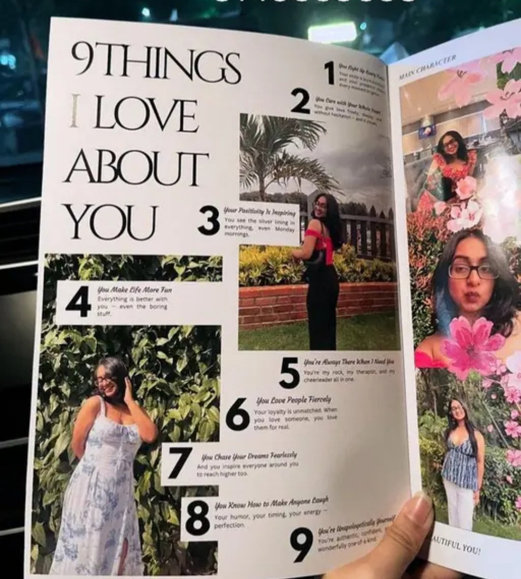 Custom photo Magzine| Birthday Magzine| 8 pages
