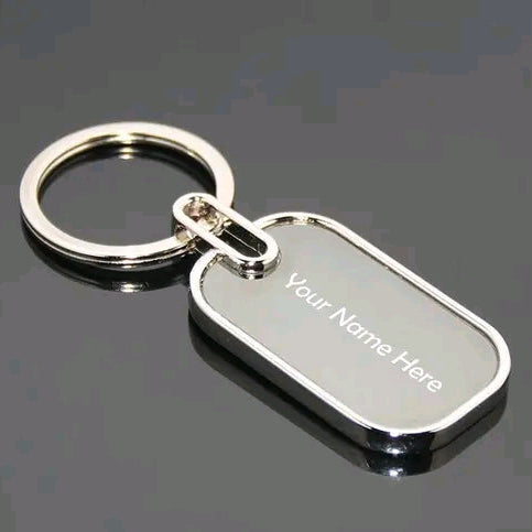 Laser engraved key chain