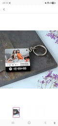 Spotify Keychain Customised Photo Keychain
