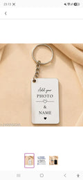 Custom Photo Gift Keychain