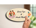 Customized Name Plate Hanging for Home/Office/Shop Entrance Door Decoration