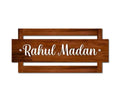 3D Designer Name Plate for Home Entrance | 16X7 inch Wooden with 3D Acrylic Letters | Ideal for Home, Office and Outdoor Entrances With Stainless Steel Screws | House Door name plates