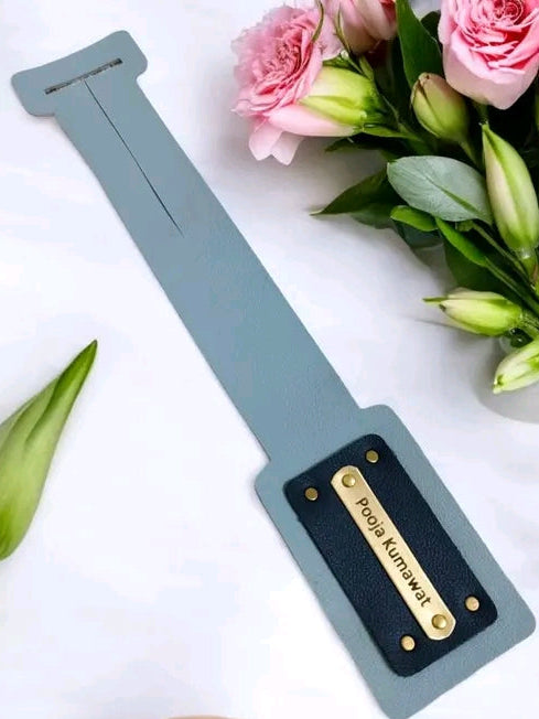 Customised Luggage Tag for Men and Women, Unisex Travel assesories Black