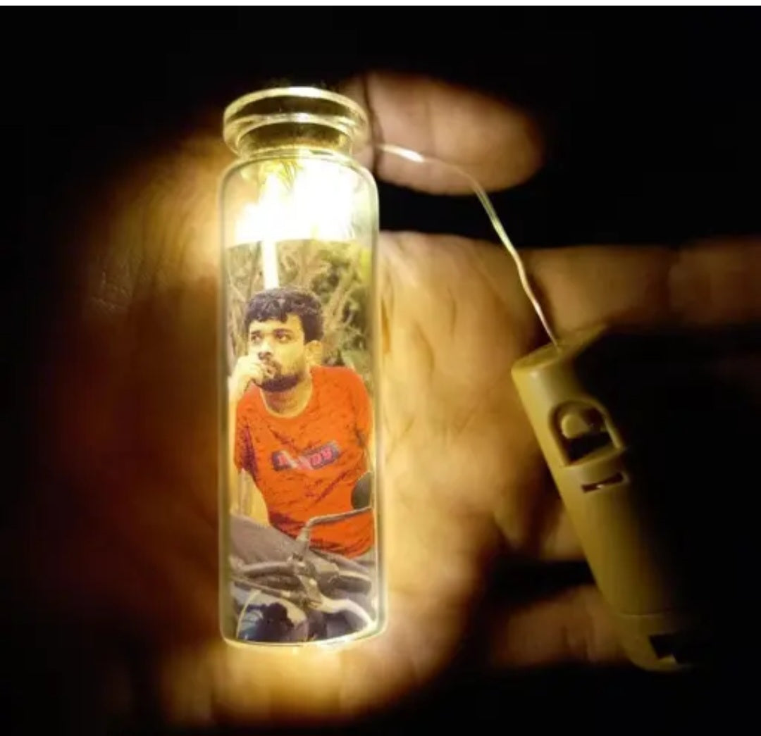 Customized Mini Photo Light Bottle