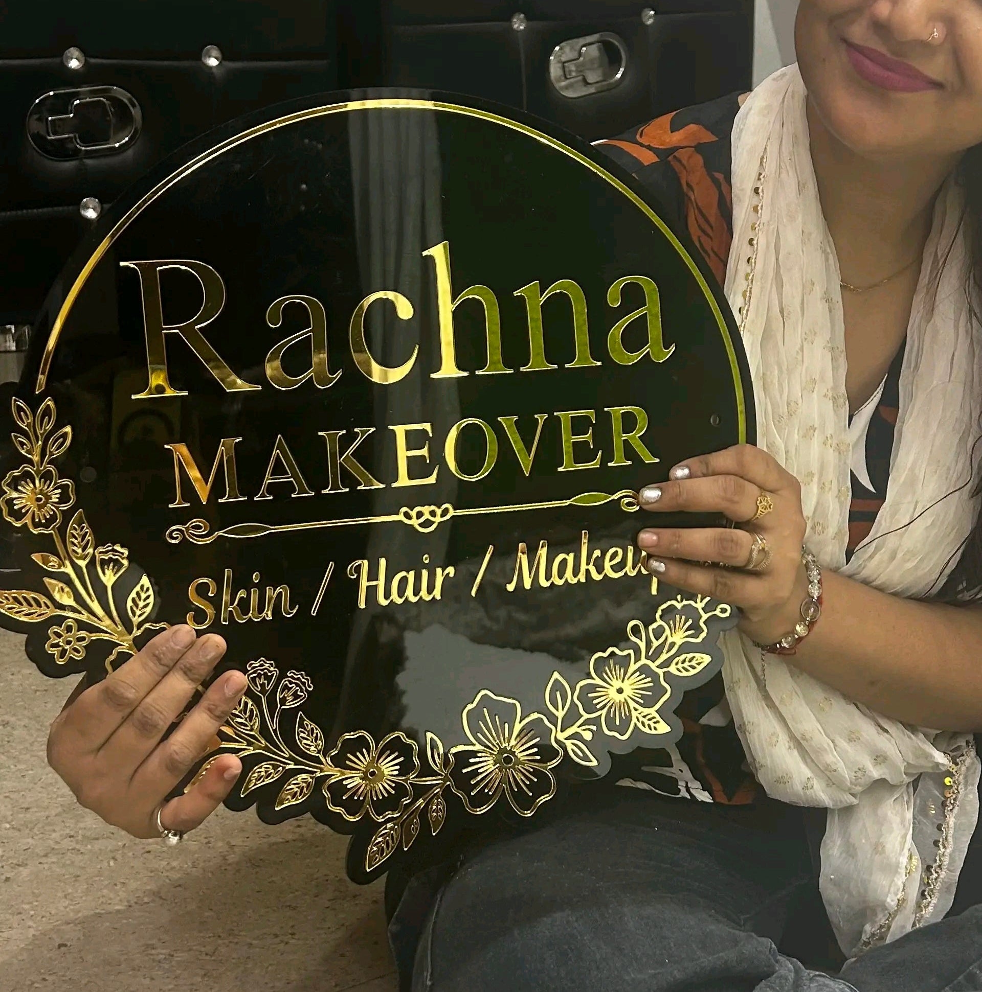 Elegant Name board for your business customised