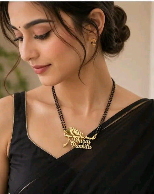 Mangalsutra personalized with design necklace