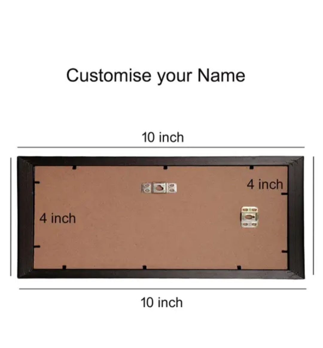 Name customized photo frame, Birthday & Anniversary